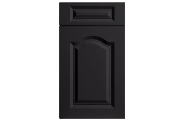 Canterbury replacement kitchen door and drawer front in Matt Black