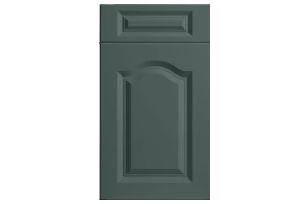 Canterbury replacement kitchen door and drawer front in Matt Kombu Green