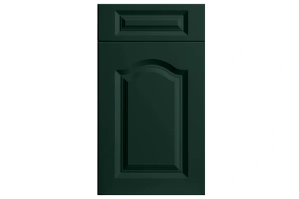 Canterbury replacement kitchen door and drawer front in Supermatt Fir Green 2