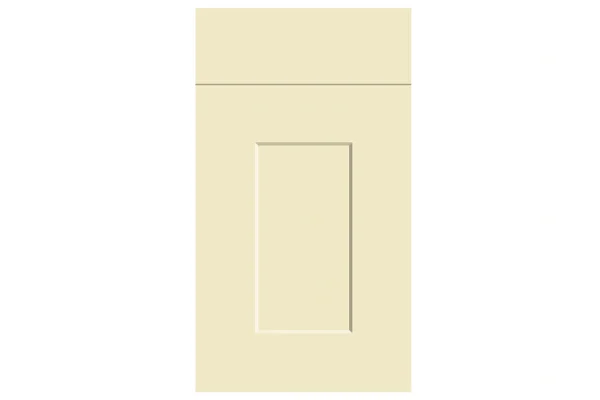 Carrick replacement kitchen door and drawer front in High Gloss Cream