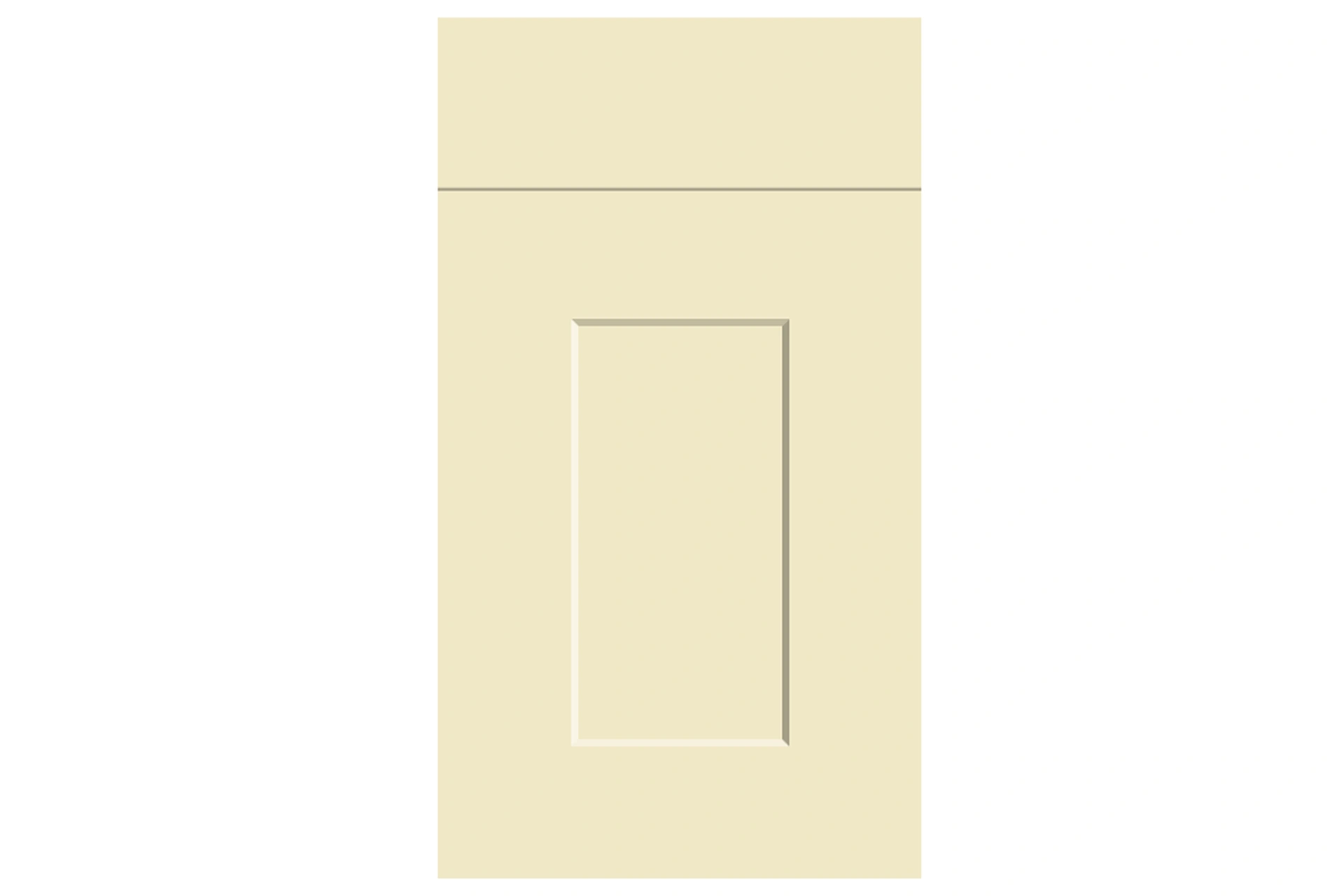 kitchen-door-carrick-high-gloss-cream-p-1 Carrick replacement kitchen door and drawer front in High Gloss Cream