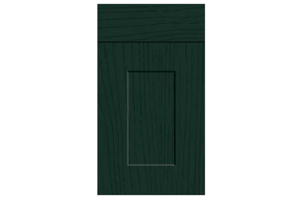 Carrick replacement kitchen door and drawer front in Paint Flow Matt Fir Green 2