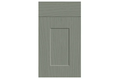 Carrick replacement kitchen door and drawer front in Paint Flow Matt Sage Green 1