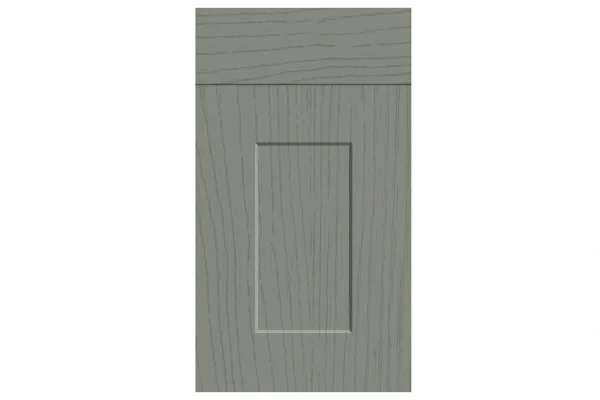Carrick replacement kitchen door and drawer front in Paint Flow Matt Sage Green 1