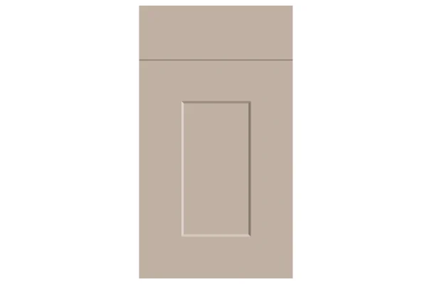 Carrick replacement kitchen door and drawer front in Supermatt Cashmere