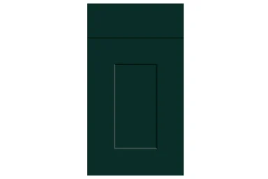 Carrick replacement kitchen door and drawer front in Supermatt Fir Green 2