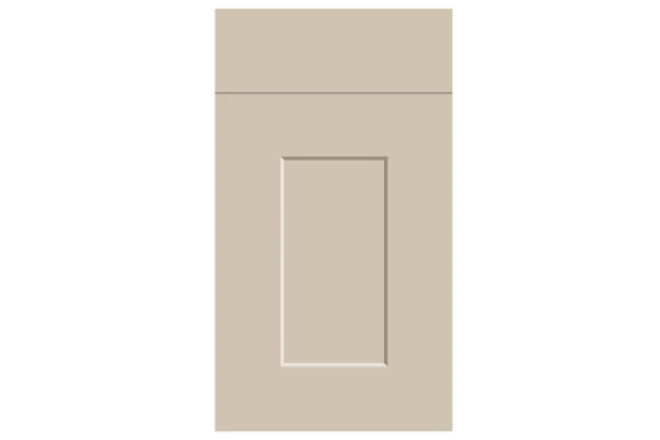 Carrick replacement kitchen door and drawer front in Supermatt Macademia