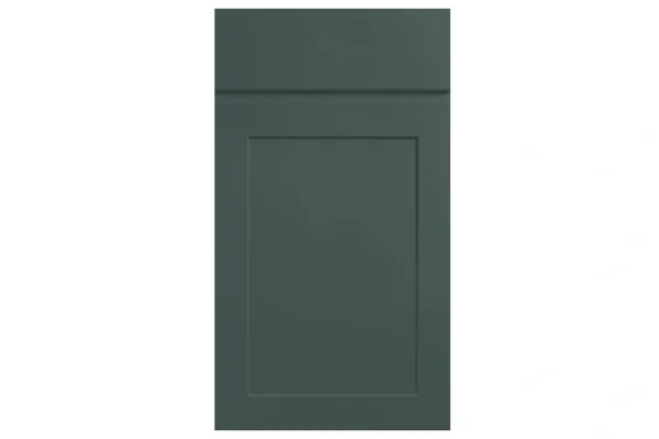 Elland replacement kitchen door and drawer front in Matt Kombu Green