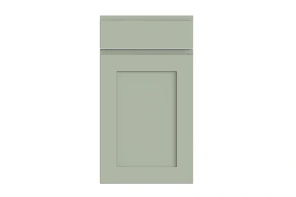 Elland replacement kitchen door and drawer front in Matt Sage Green