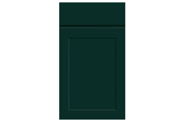 Elland replacement kitchen door and drawer front in Supermatt Fir Green 2