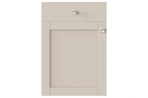 Waterford replacement kitchen door and drawer front in Suppermatt Cashmere C Op 1