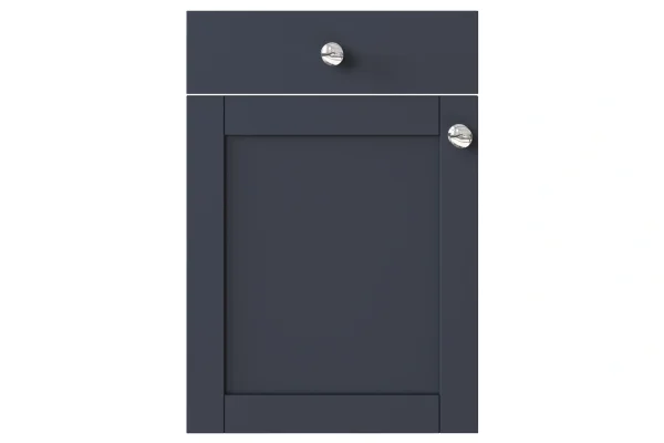 Waterford replacement kitchen door and drawer front in Suppermatt Indigo Blue C Op 1