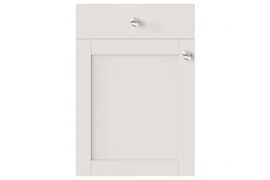 Waterford replacement kitchen door and drawer front in Suppermatt Light Grey C Op 1