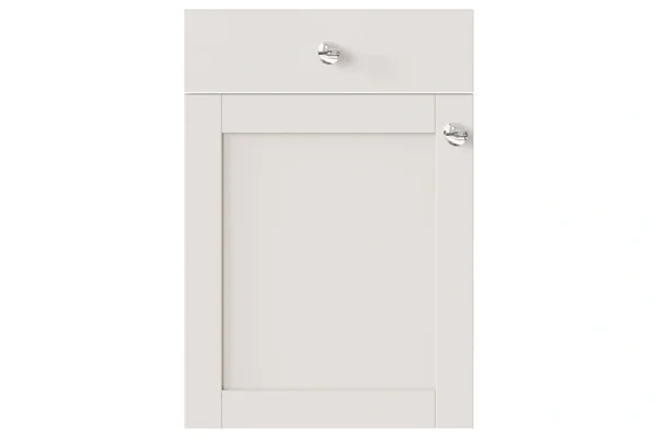 Waterford replacement kitchen door and drawer front in Suppermatt Light Grey C Op 1