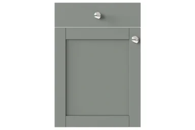 Waterford replacement kitchen door and drawer front in Suppermatt Sage Green C Op 1