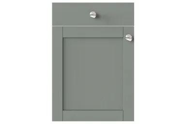 Waterford replacement kitchen door and drawer front in Woodgrain Sage Green C Op 1
