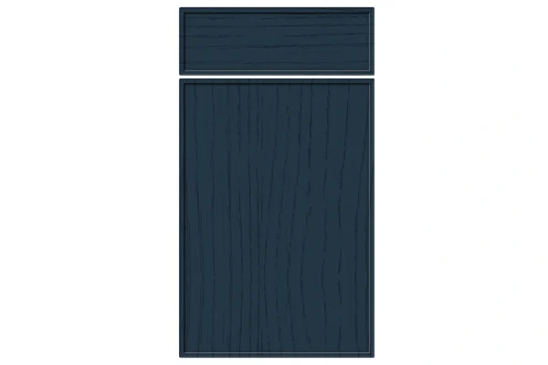 Aysgarth replacement kitchen door and drawer front in Paint Flow Matt Indigo Blue