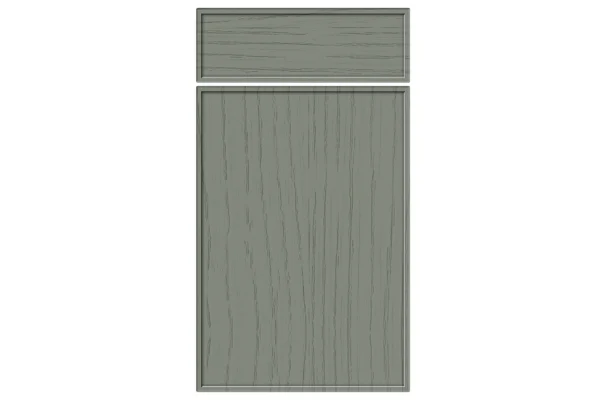 Aysgarth replacement kitchen door and drawer front in Paint Flow Matt Sage Green