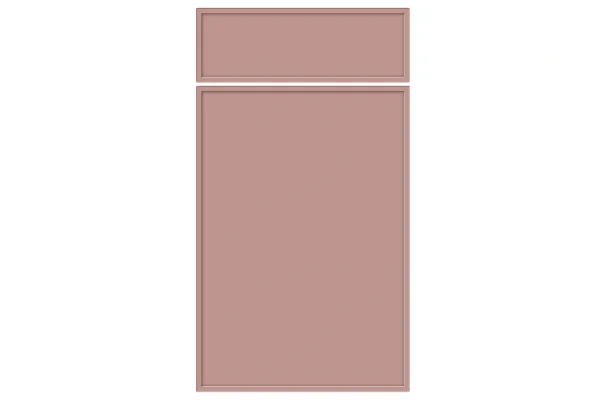 Aysgarth replacement kitchen door and drawer front in Supermatt Blush Pink