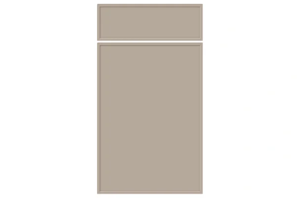 Aysgarth replacement kitchen door and drawer front in Supermatt Cashmere