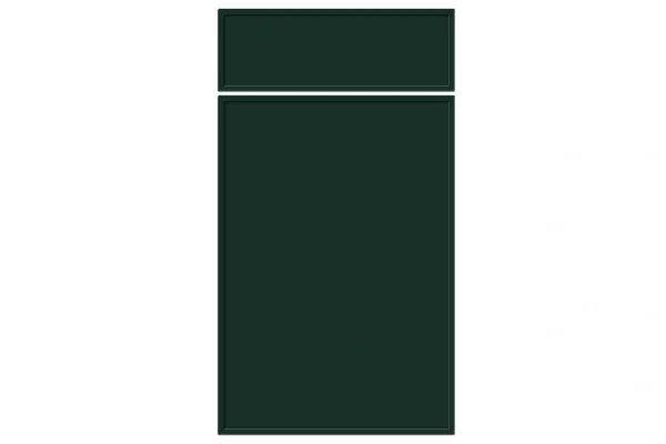 Aysgarth replacement kitchen door and drawer front in Supermatt Fir Green