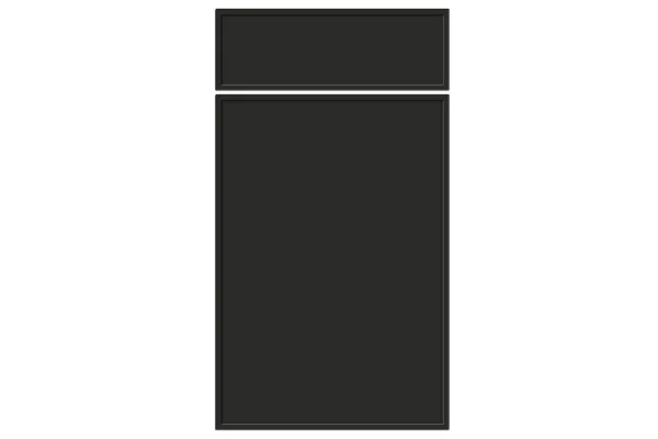 Aysgarth replacement kitchen door and drawer front in Supermatt Graphite