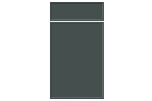 Aysgarth replacement kitchen door and drawer front in Supermatt Kombu Green
