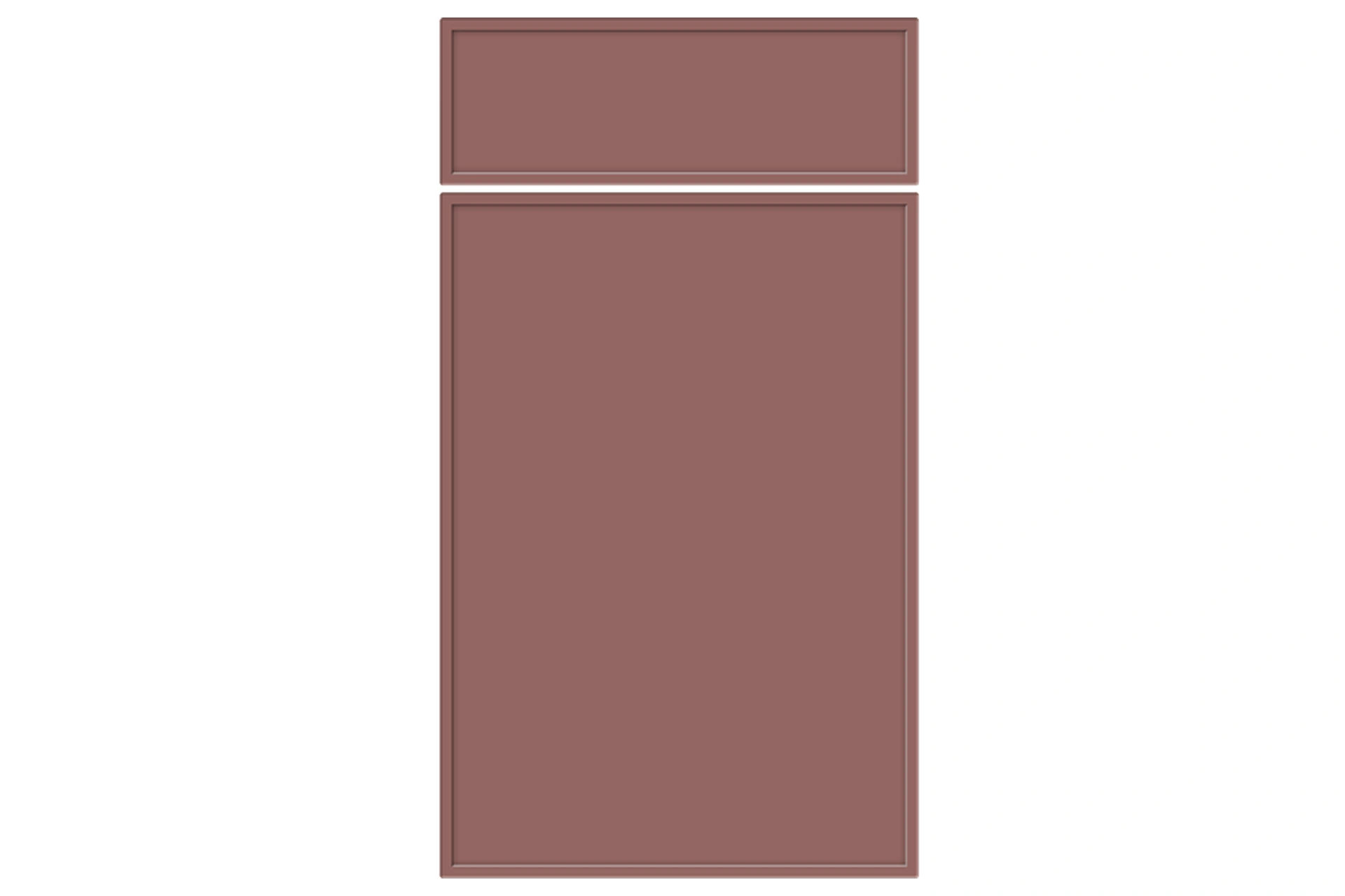 kitchen-door-aysgarth-supermatt-rusty-red-p-1 Aysgarth replacement kitchen door and drawer front in Supermatt Rusty Red