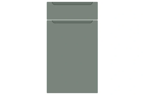 Chelsea replacement kitchen door and drawer front in Matt Sage Green