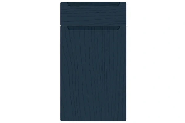 Chelsea replacement kitchen door and drawer front in Paint Flow Matt Indigo Blue 1