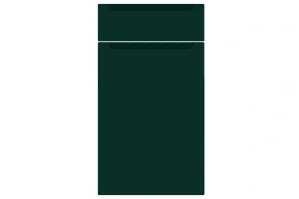 Chelsea replacement kitchen door and drawer front in Supermatt Fir Green