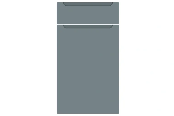 Chelsea replacement kitchen door and drawer front in Supermatt Mood Grey 1