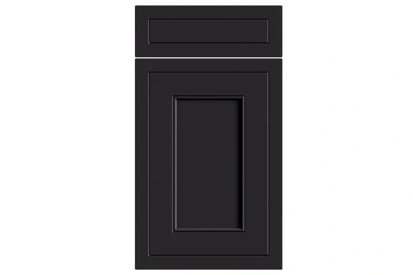 Helmsley replacement kitchen door and drawer front in Matt Black