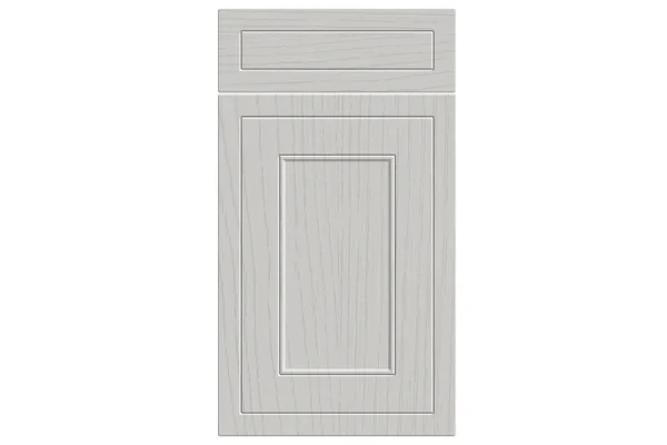 Helmsley replacement kitchen door and drawer front in Paint Flow Matt Light Grey 1