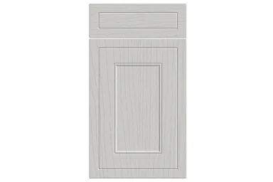 Helmsley replacement kitchen door and drawer front in Paint Flow Matt Light Grey 2