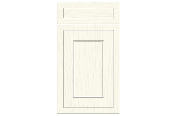 Helmsley replacement kitchen door and drawer front in Paint Flow Matt White 1