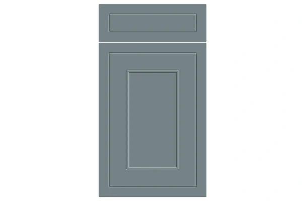 Helmsley replacement kitchen door and drawer front in Supermatt Mood Grey 1