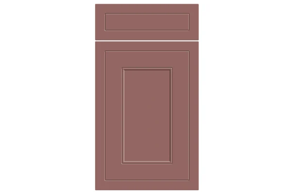 Helmsley replacement kitchen door and drawer front in Supermatt Rusty Red
