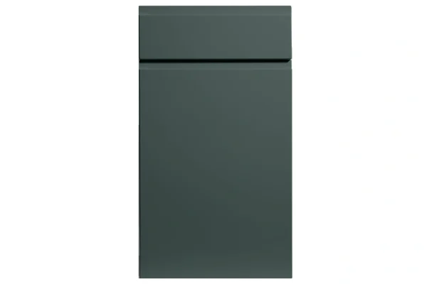 Knebworth replacement kitchen door and drawer front in Matt Kombu Green