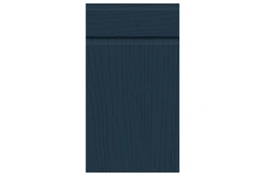 Knebworth replacement kitchen door and drawer front in Paint Flow Matt Indigo Blue 1