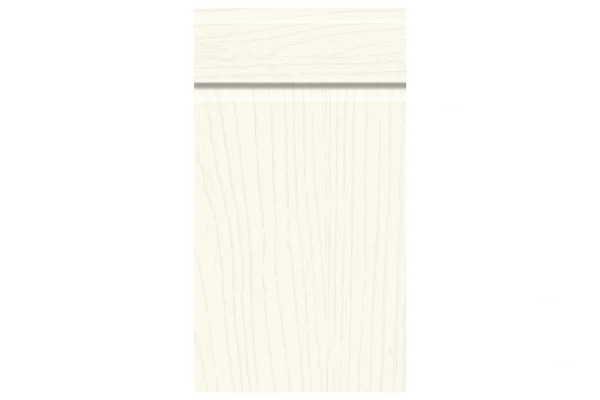 Knebworth replacement kitchen door and drawer front in Paint Flow Matt White