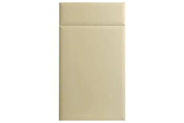 Lincoln replacement kitchen door and drawer front in High Gloss Cream