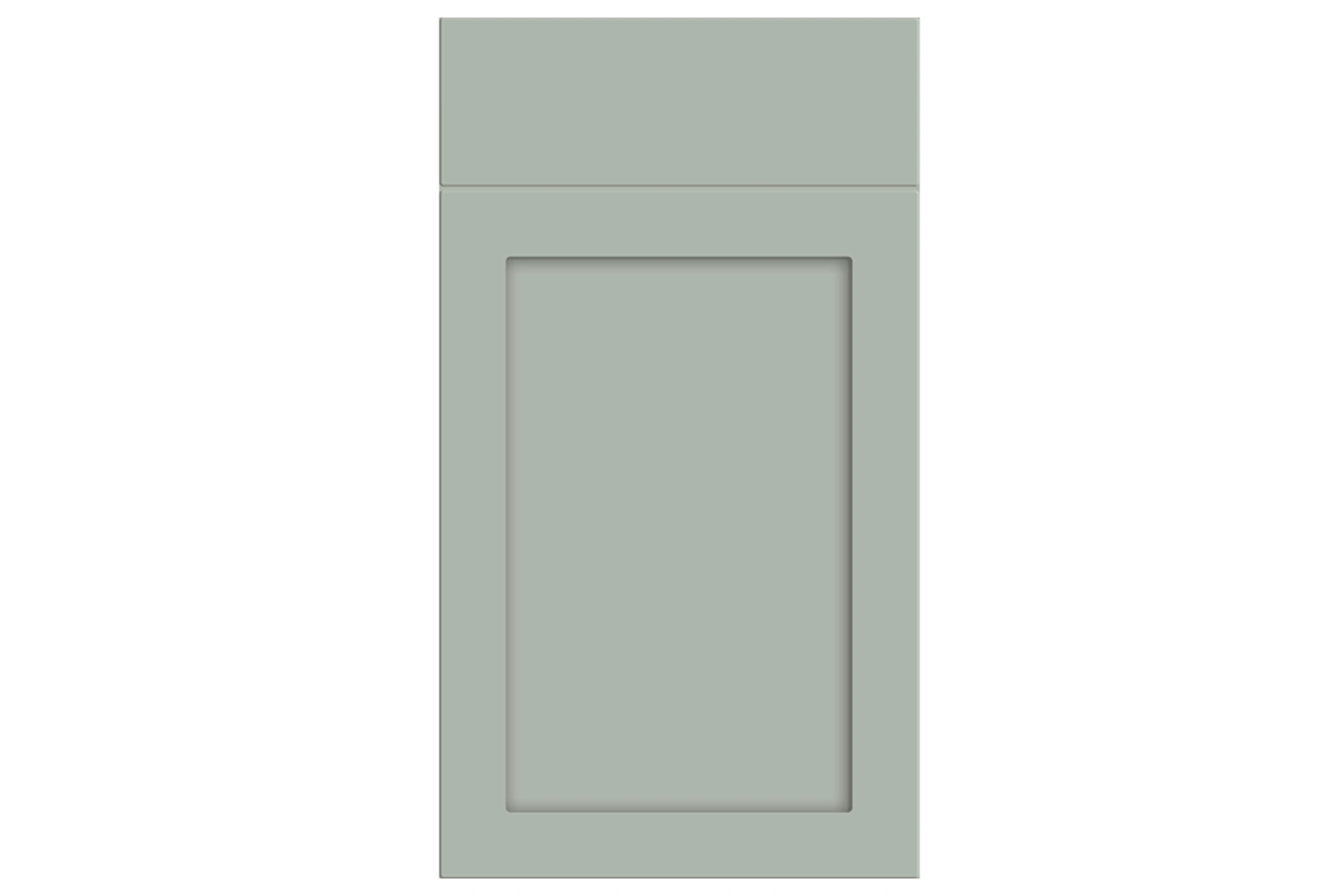 kitchen-door-oakham-matt-pistachio-green-2-p-1 Oakham replacement kitchen door and drawer front in Matt Pistachio Green 2