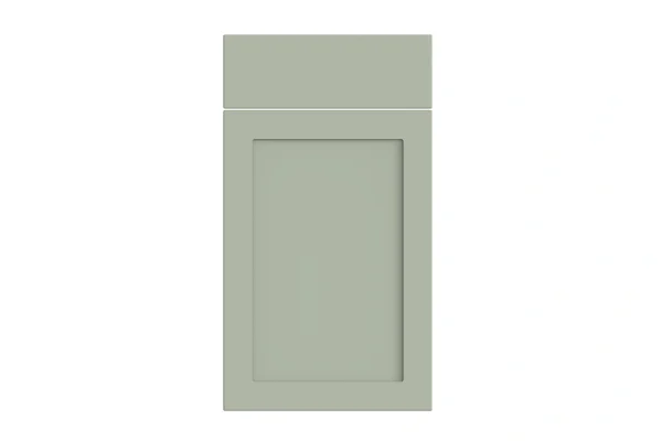 Oakham replacement kitchen door and drawer front in Matt Sage Green