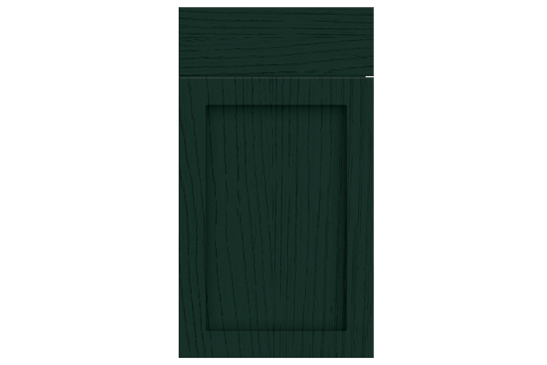 kitchen-door-oakham-paint-flow-matt-fir-green-1-p-1 Oakham replacement kitchen door and drawer front in Paint Flow Matt Fir Green 1
