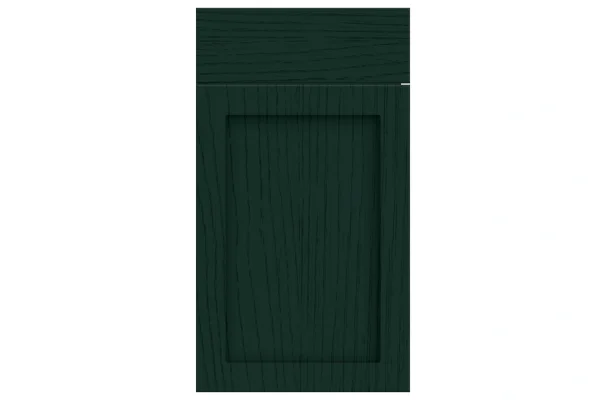 Oakham replacement kitchen door and drawer front in Paint Flow Matt Fir Green 2