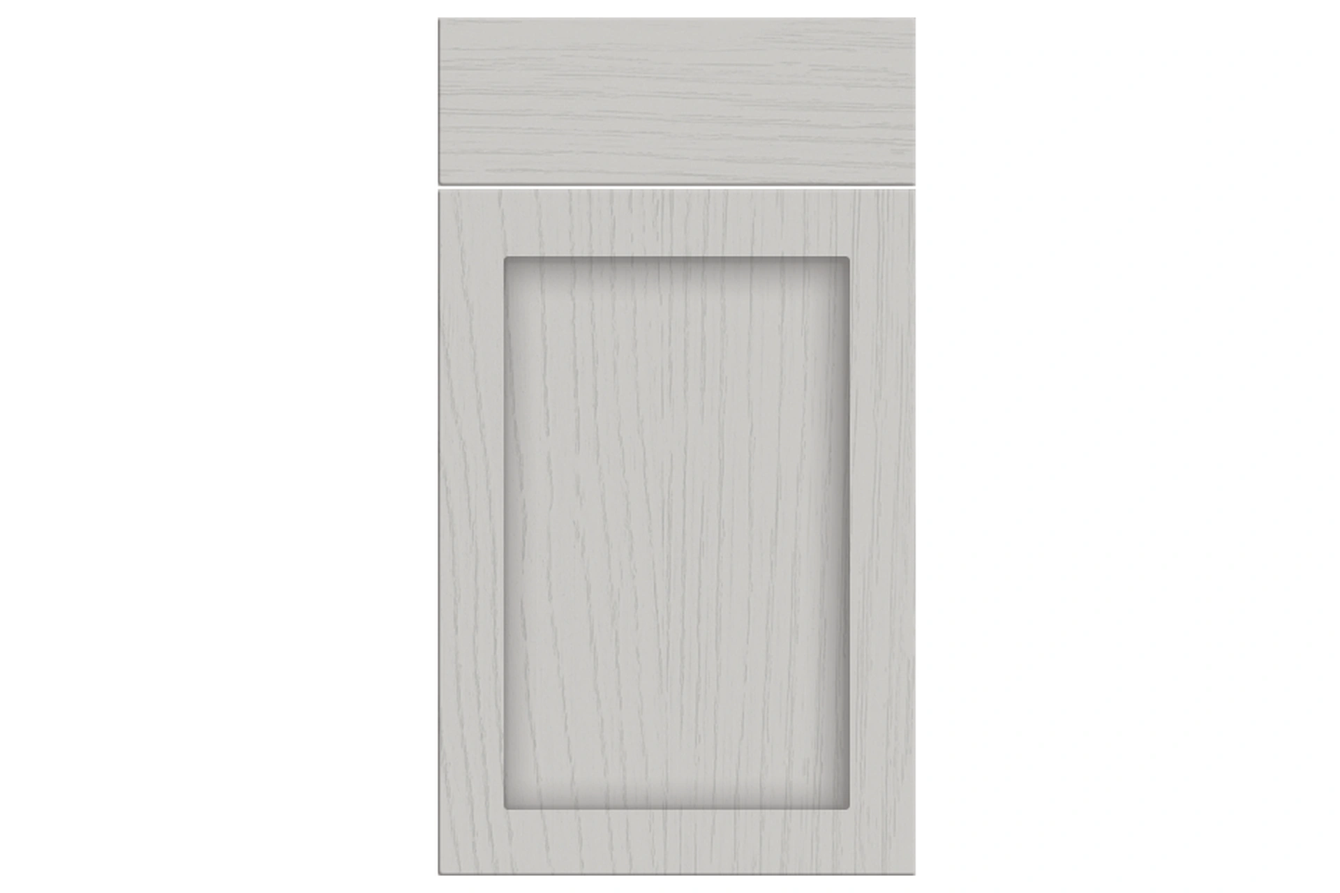 kitchen-door-oakham-paint-flow-matt-light-grey-2-p-1 Oakham replacement kitchen door and drawer front in Paint Flow Matt Light Grey 2