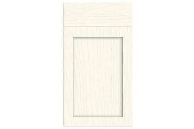 Oakham replacement kitchen door and drawer front in Paint Flow Matt White 1