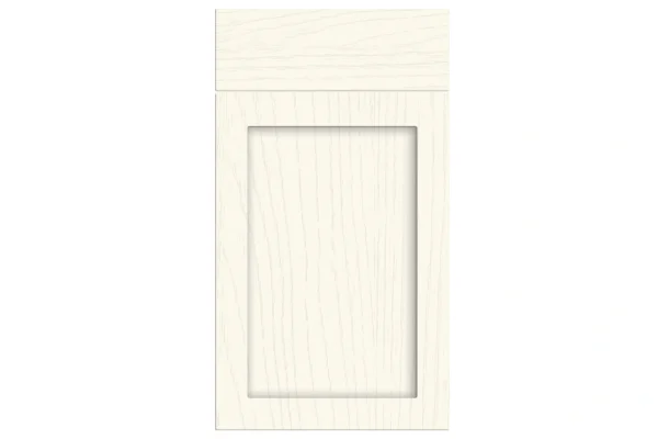 Oakham replacement kitchen door and drawer front in Paint Flow Matt White 2