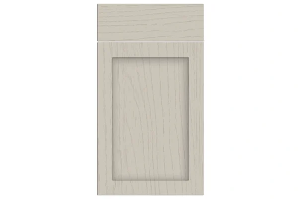 Oakham replacement kitchen door and drawer front in Paint Flow Matt Cashmere